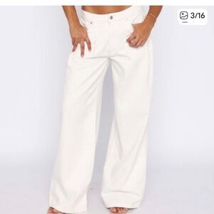 Aritzia Wilfred Free White Pants